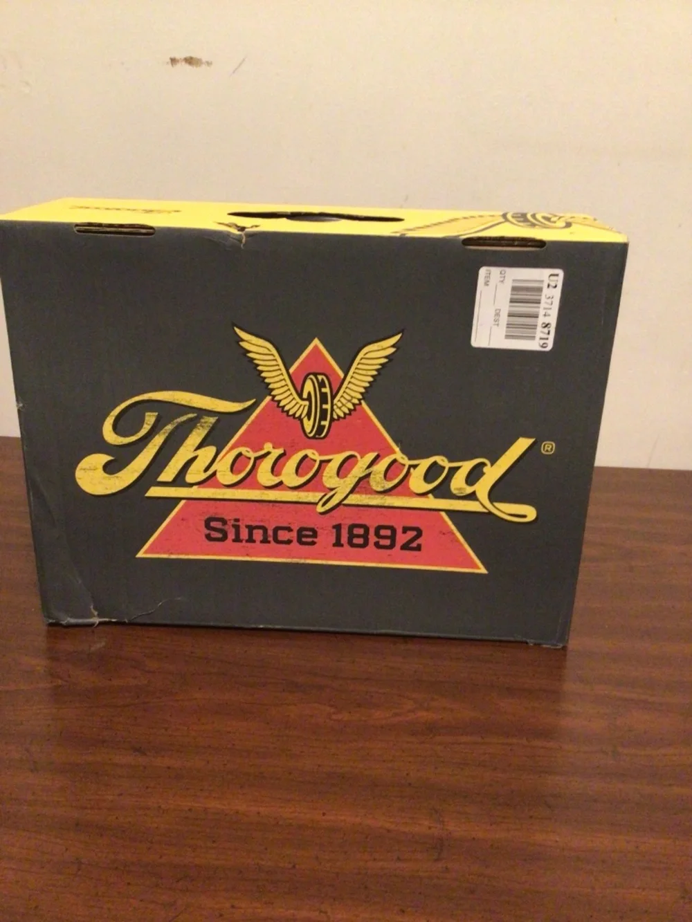 Thorogood Job Fitted Cross Trek slip resistant safety toe shoe SZ 11 W NIB